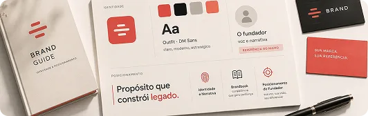 Prévia de marca e posicionamento da Brandshift